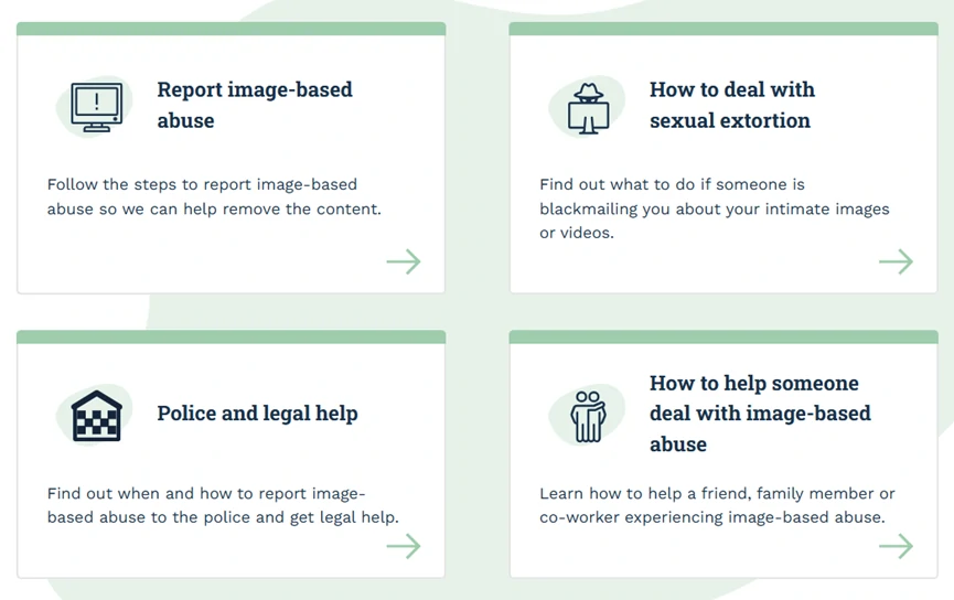 澳大利亚的维权途径较通畅。（截图自eSafety）